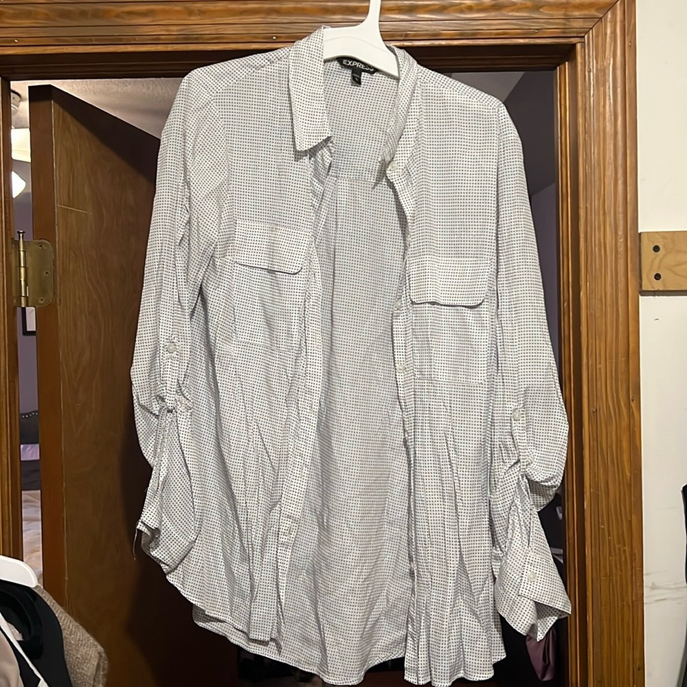Express button down women’s shirt.